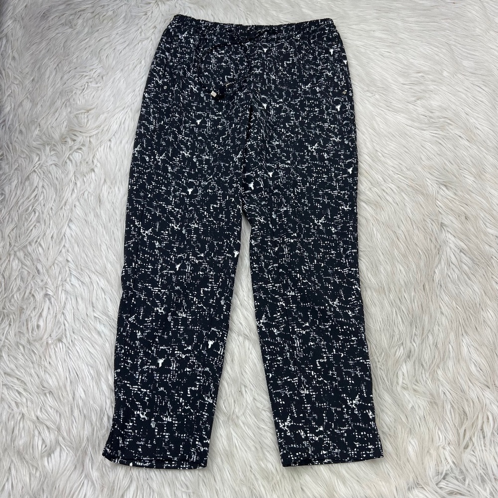 H&M Women's Printed Textured Pull‎ On Jogger Pants